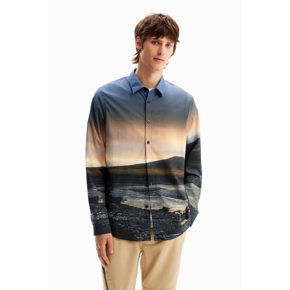 DESIGUAL LANDSCAPE PHOTOGRAPHY SHIRT (M2)